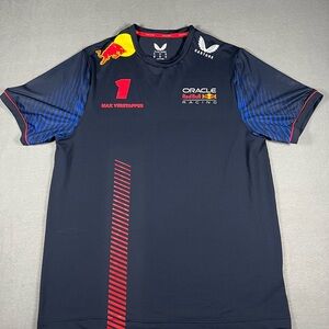 Castore Oracle Red Bull Racing F1 Max Verstappen Team Athletic T-shirt Size XL